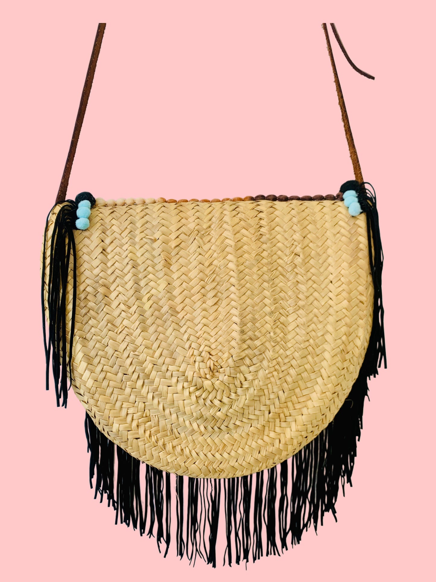 Capazo-bandolera india.