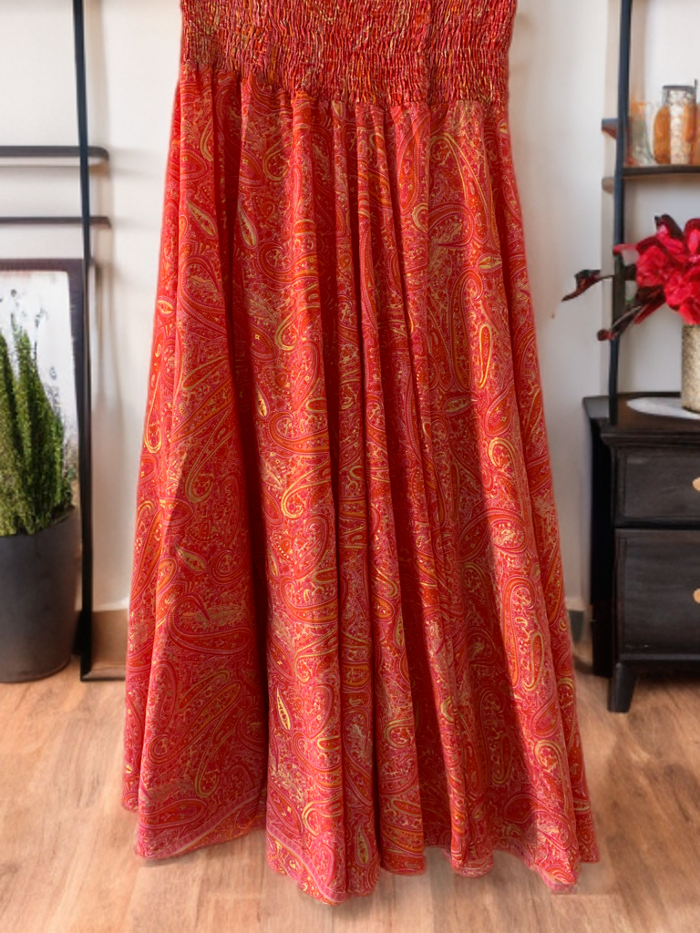 Pantalón palazzo coral